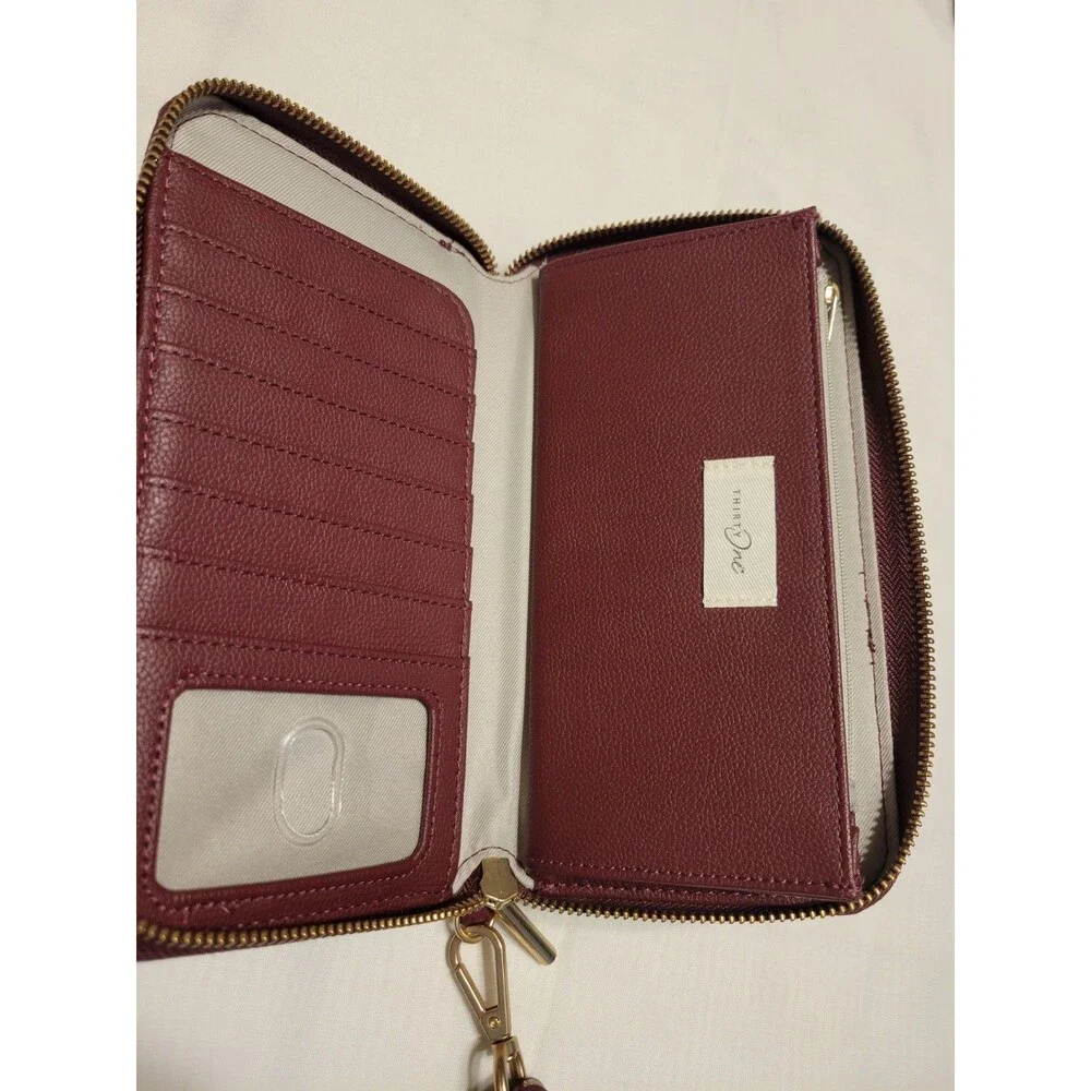 Thirty One Women's Wallet All About the Benjamins In Deep  Merlot